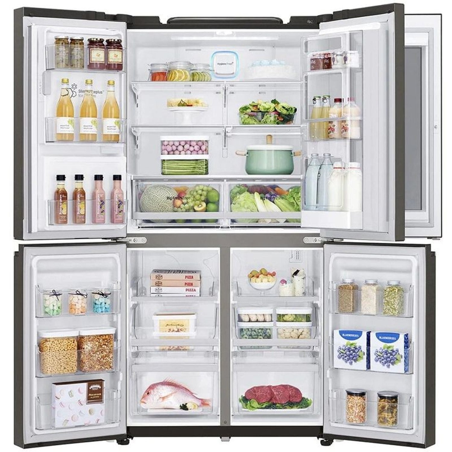 LG InstaView™ Knock Knock 4 Doors Refrigerator, 716 L