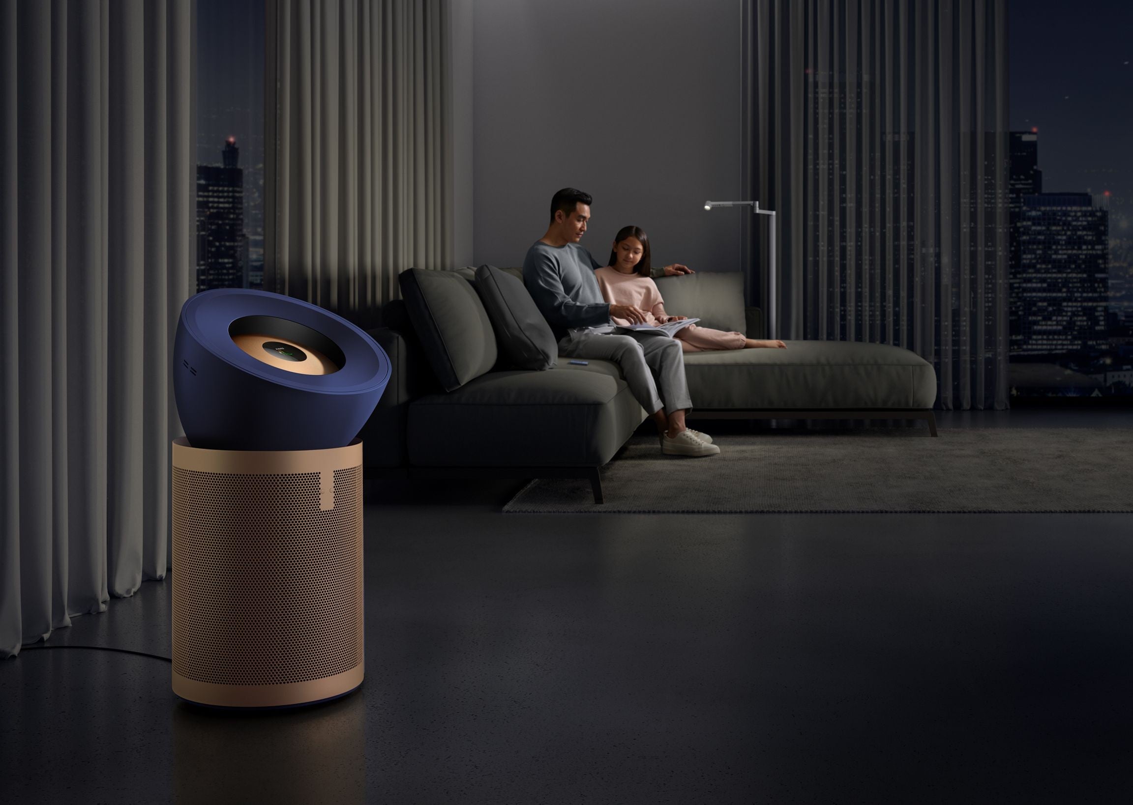 Dyson Purifier Big+Quiet Formaldehyde, Prussian Blue/Gold