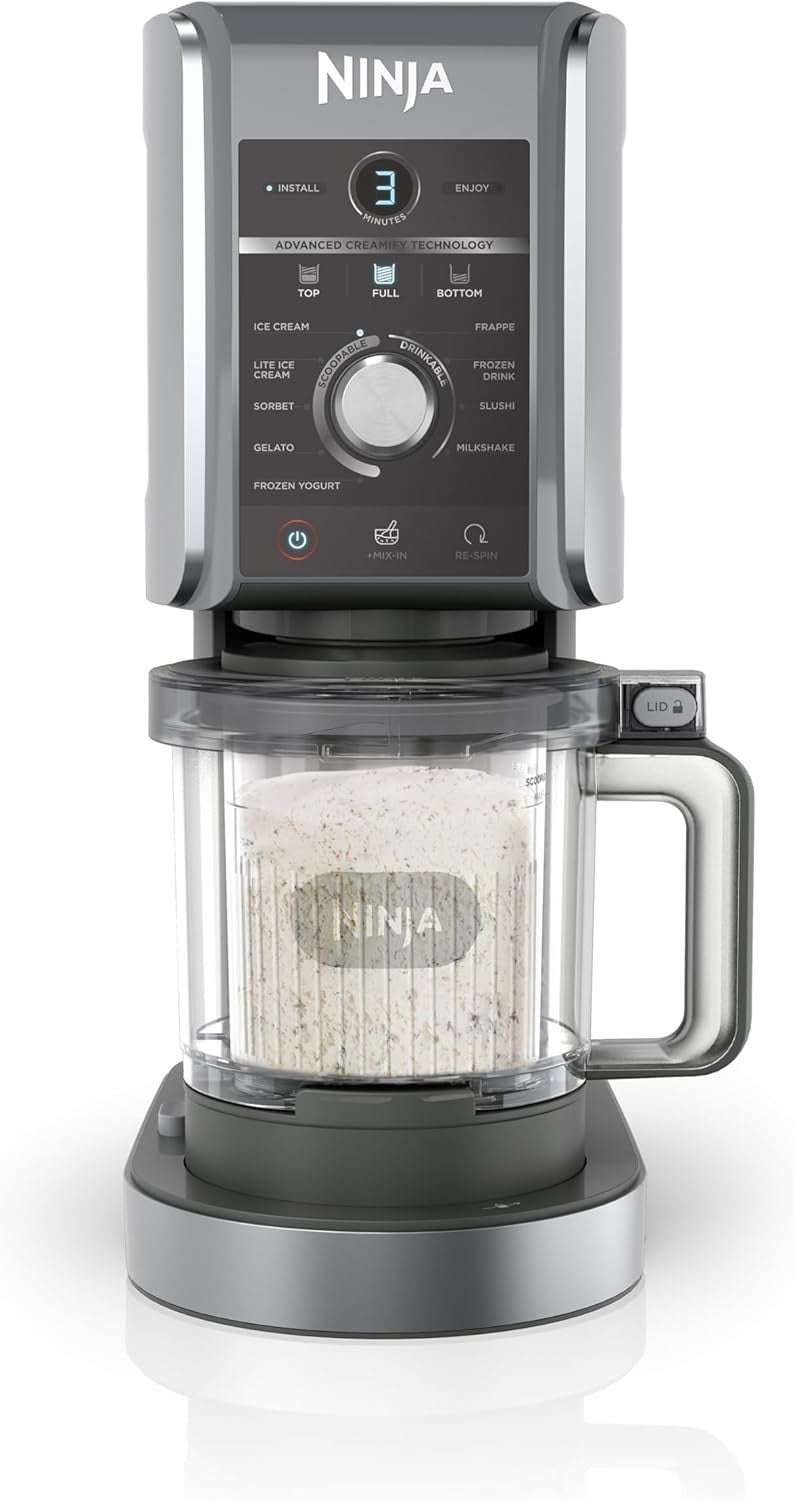 Ninja CREAMi Deluxe 10 In 1 Ice Cream & Frozen Drink Maker