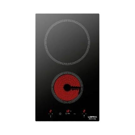Lofra Venere 30CM Electric Hob, Glass Black