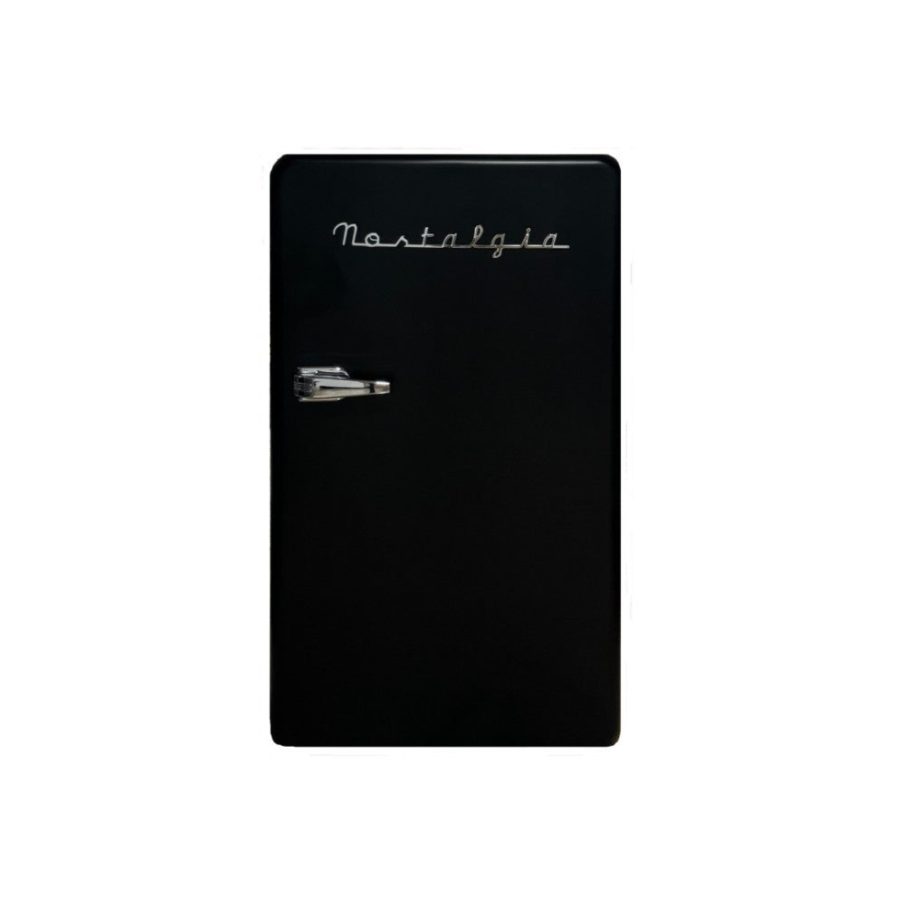 Nostalgia Retro Fridge One Door, Black