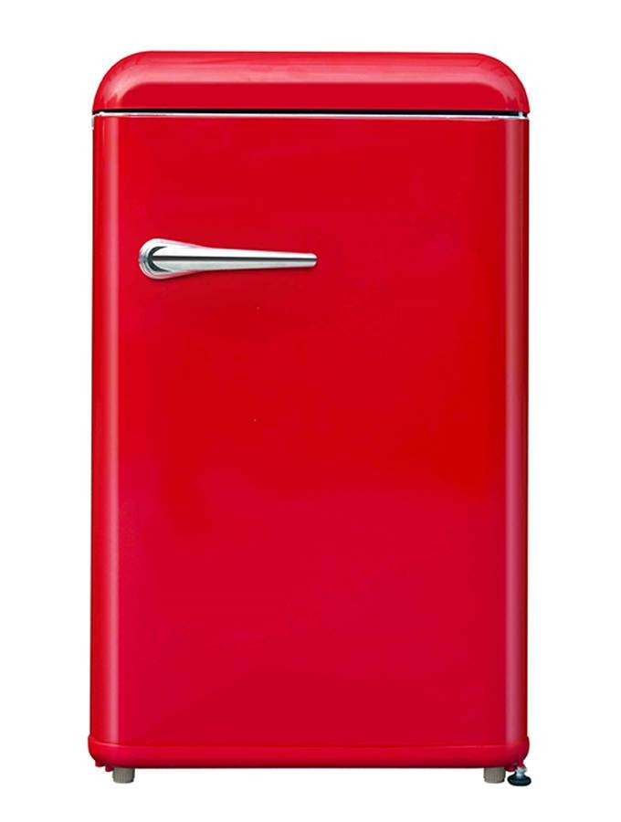 Campomatic Vintage Retro Refrigerator With Freezer, 6 Feet, Red