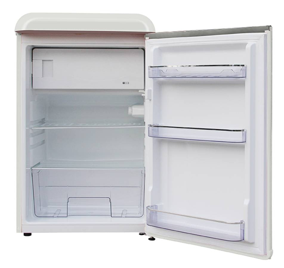 Campomatic Vintage Retro Refrigerator With Freezer, 6 Feet, Red
