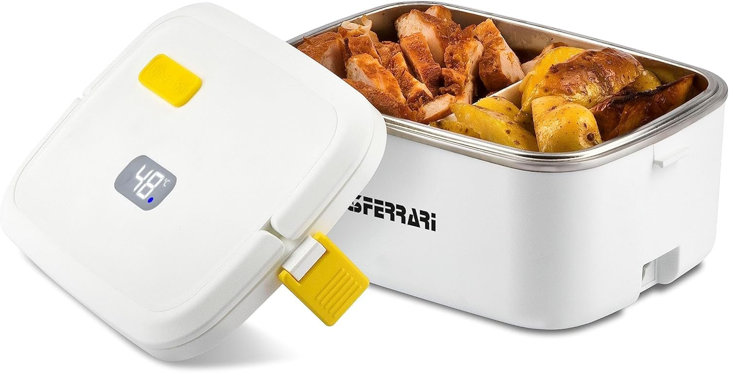 G3 Ferrari Vitto Electric Food Warmer/Lunch Box, 48 Watts, White