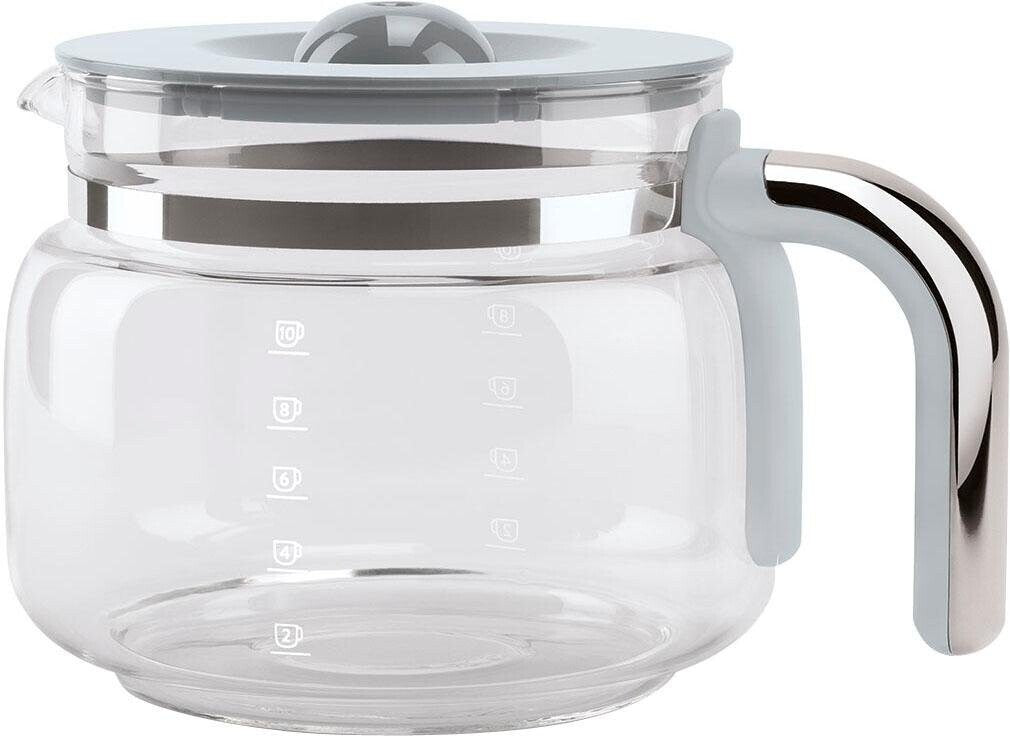 Smeg 50's Style Aesthetic Drip Coffee Machine, 12 Cups, Red