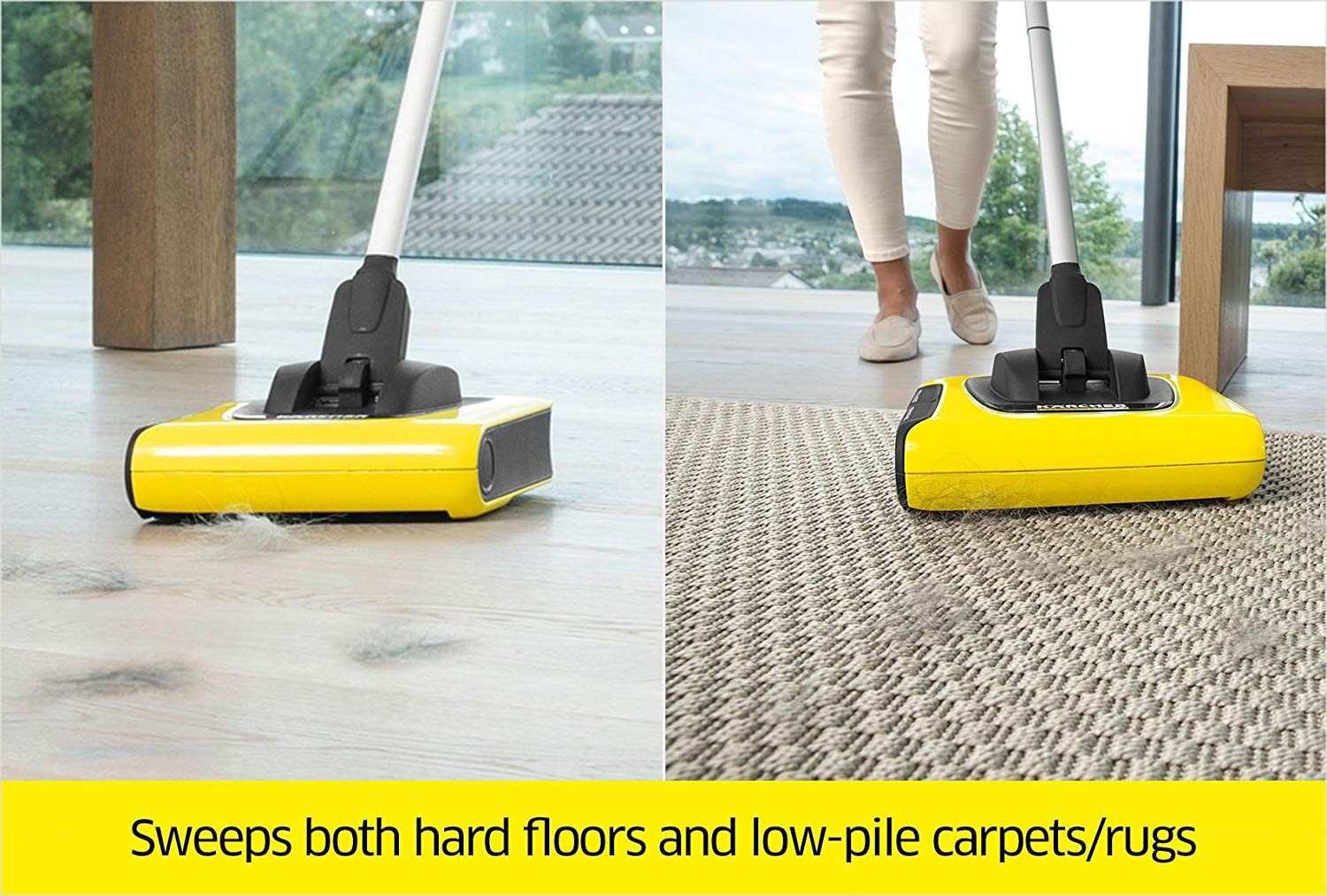 Karcher, Cordless Sweeper, Yellow