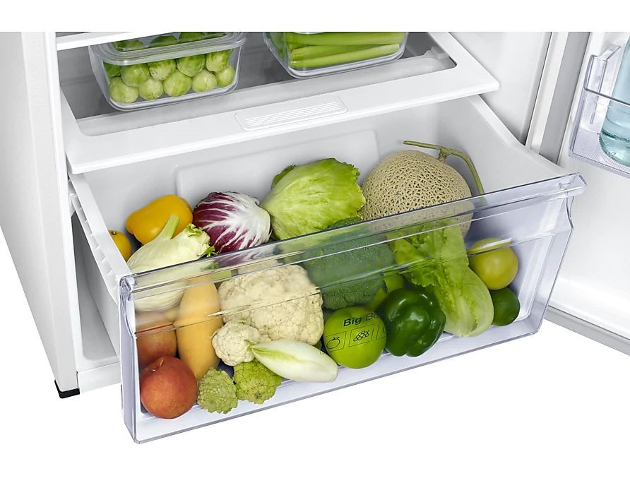 Samsung, Top Mount Refrigerator, 18 Cubic Feet, White