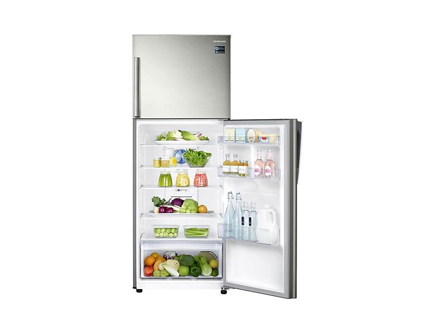 Samsung, Top Mount Refrigerator, 18 Cubic Feet, Inox