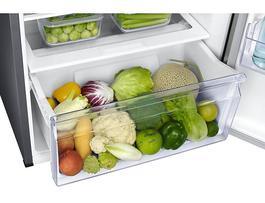 Samsung, Top Mount Refrigerator, 18 Cubic Feet, Inox