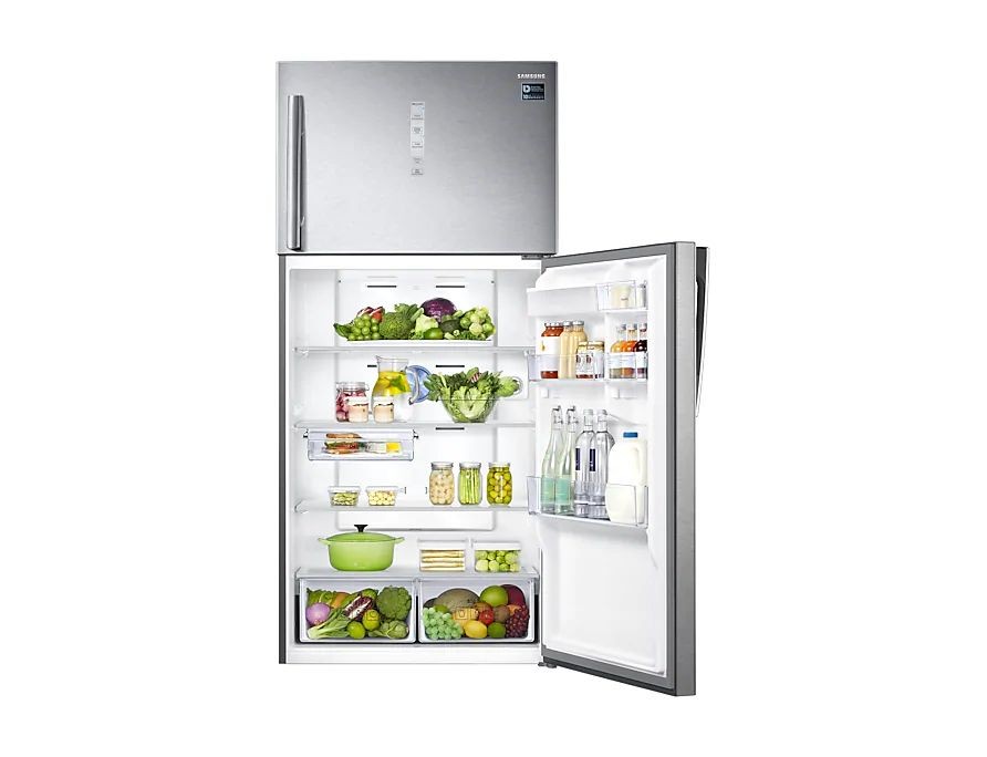 Samsung, Top Mount Refrigerator, 28 Cubic Feet, Inox