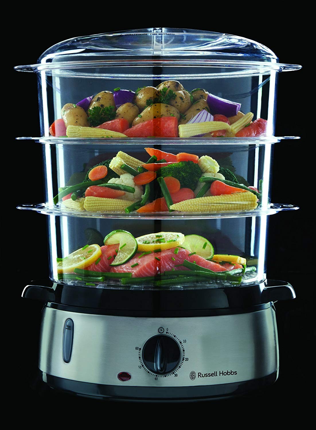 Russell Hobbs, Steamer, 800 Watts, 9 L, Stainless Steel