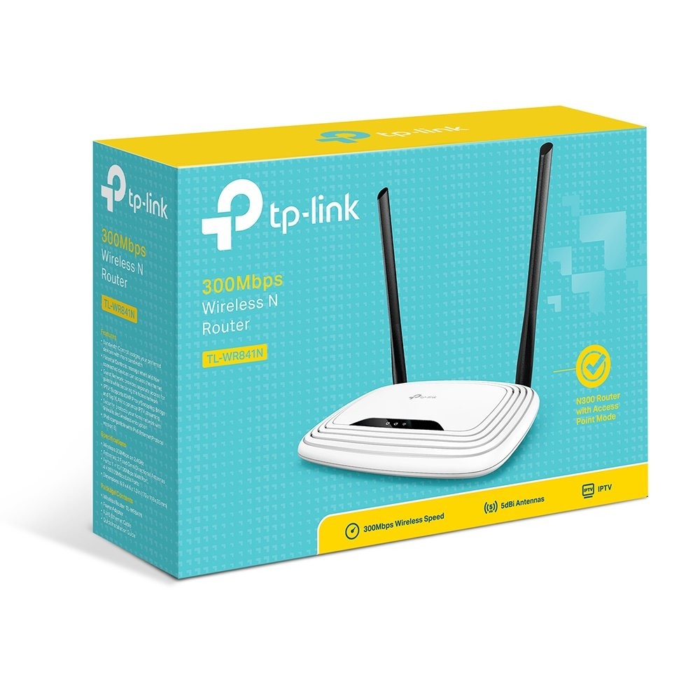 TP-Link, Wireless N Router, 300 Mbps, White