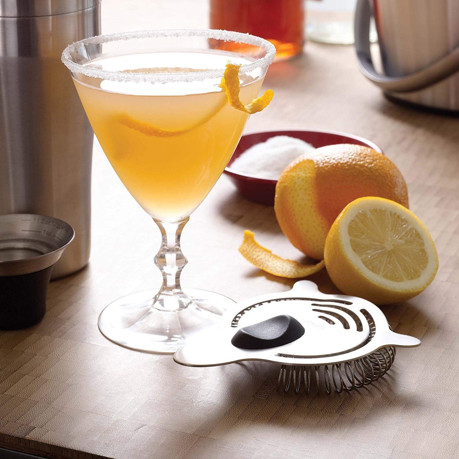 Oxo, Cocktail Strainer, Stainless Steel