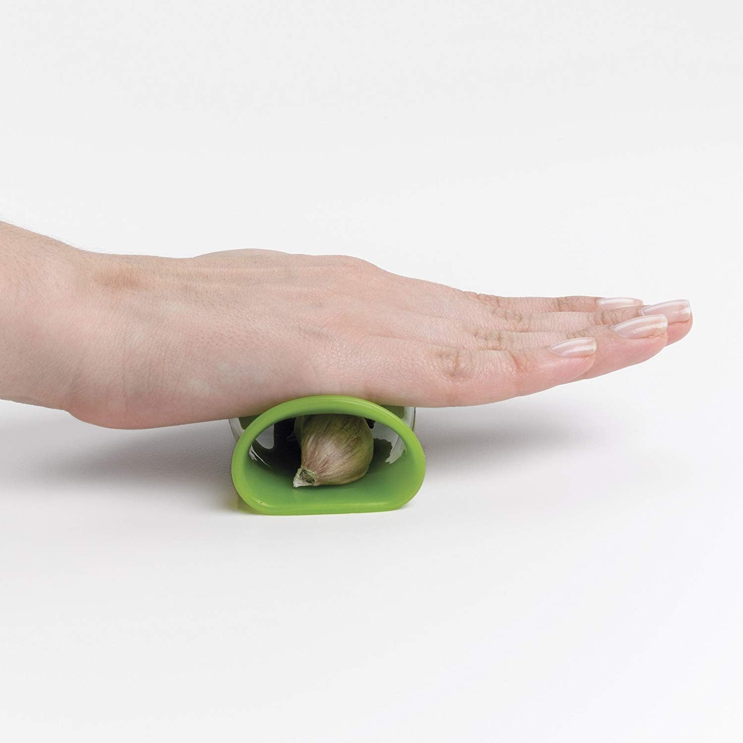 Oxo, Garlic Peeler, Stay-Clean Storage Case, Silicone, Green