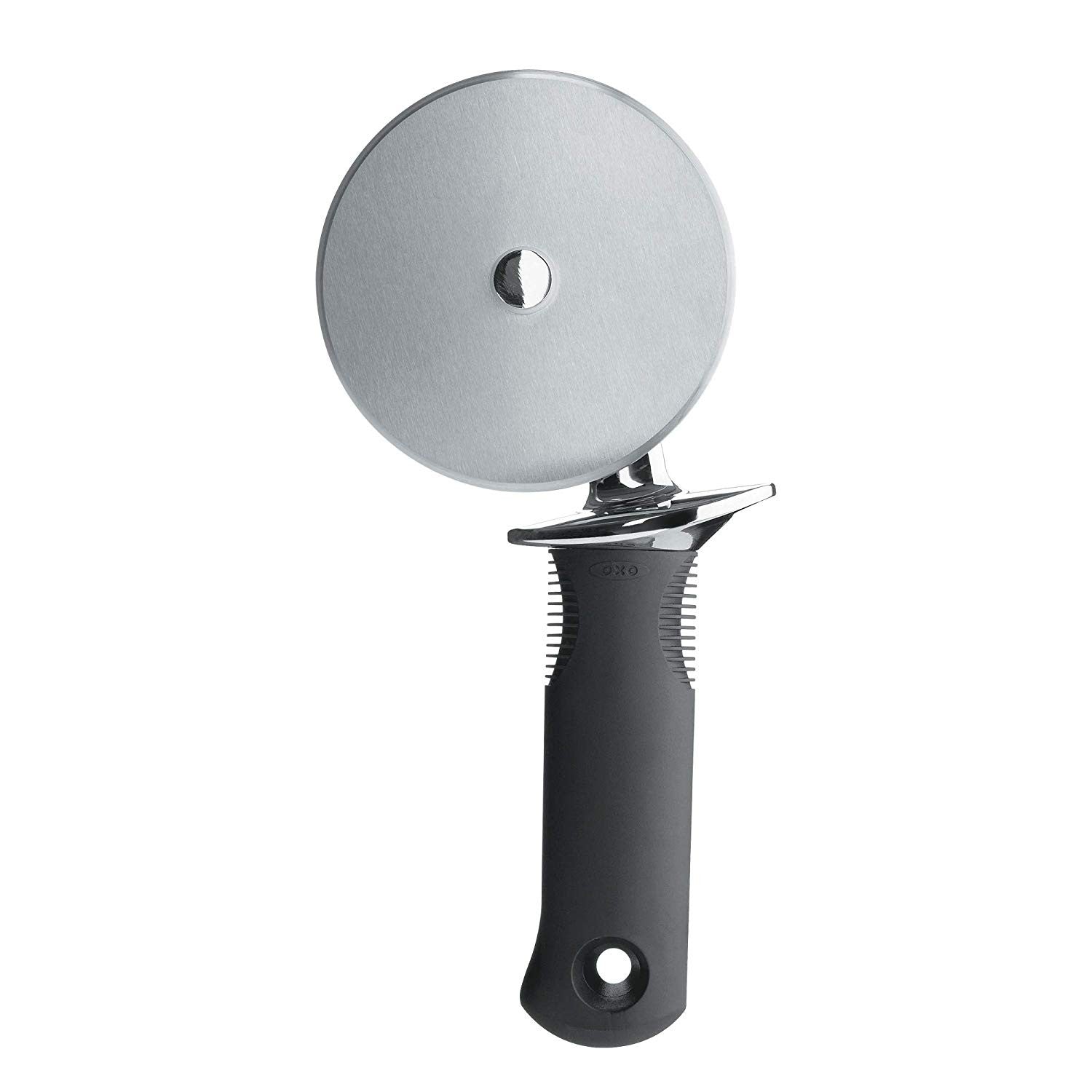 Oxo, Pizza Wheel and Cutter, 4 Inches, Stainless Steel