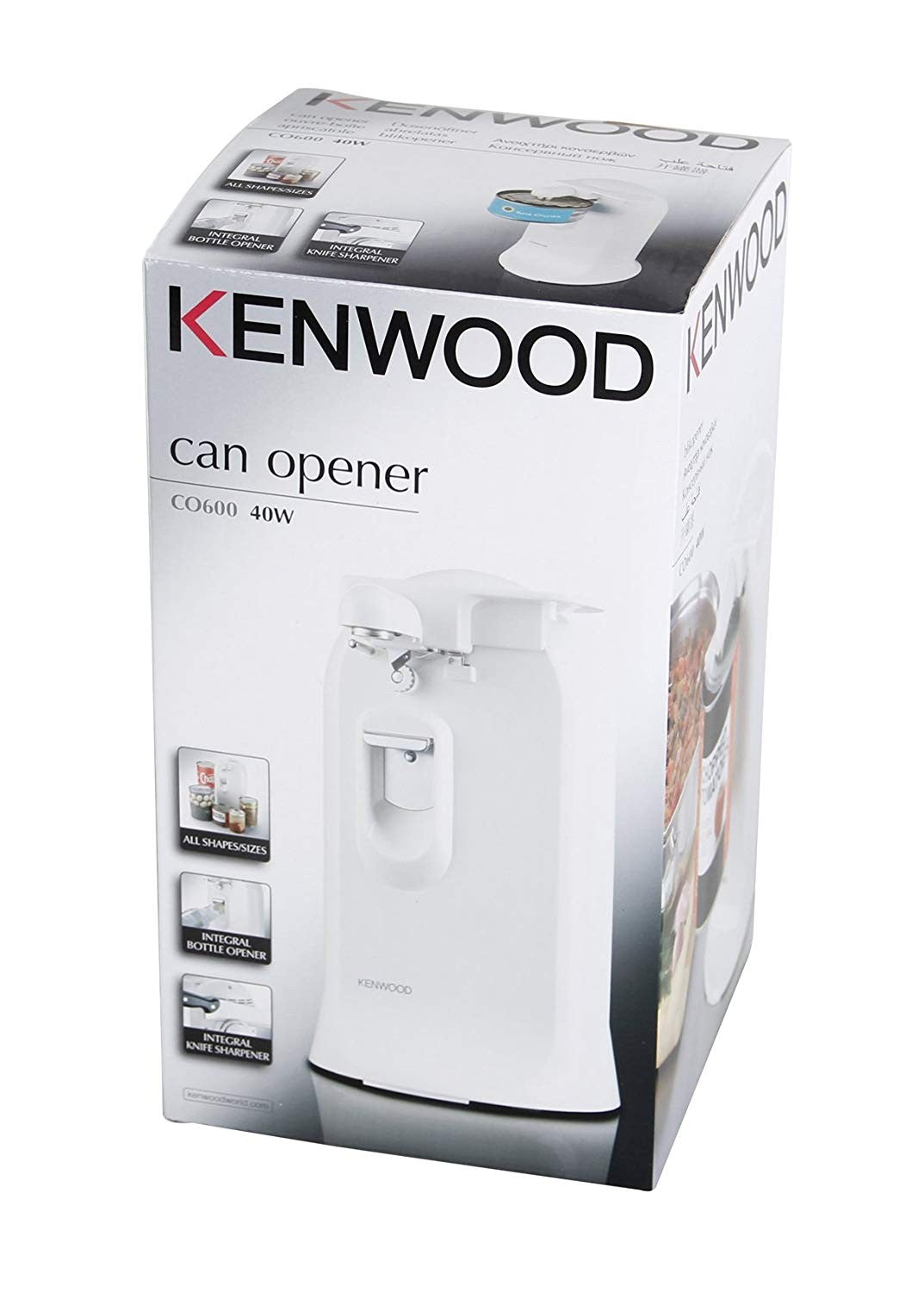 Kenwood, Can Opener, 40 Watts, White