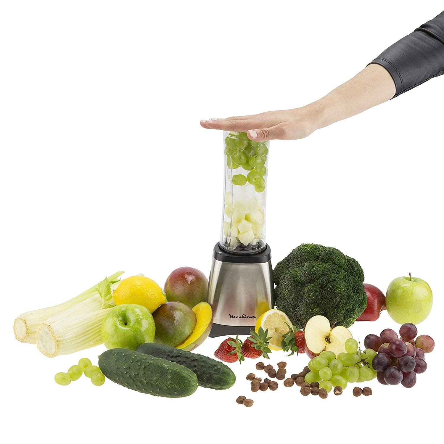 Moulinex, Mini Electric Blender, 0.7 L, 300 Watts, Stainless steel