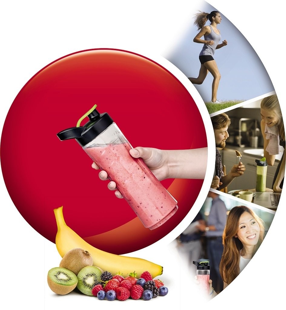 Moulinex, Mini Electric Blender, 0.7 L, 300 Watts, Stainless steel