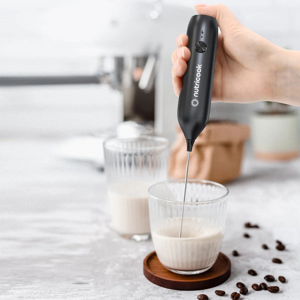 Nutricook Rechargeable Milk Frother
