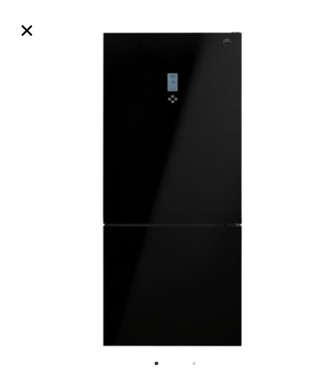 La Germania Bottom Mount Refrigerator, 500 L, No Frost, Black