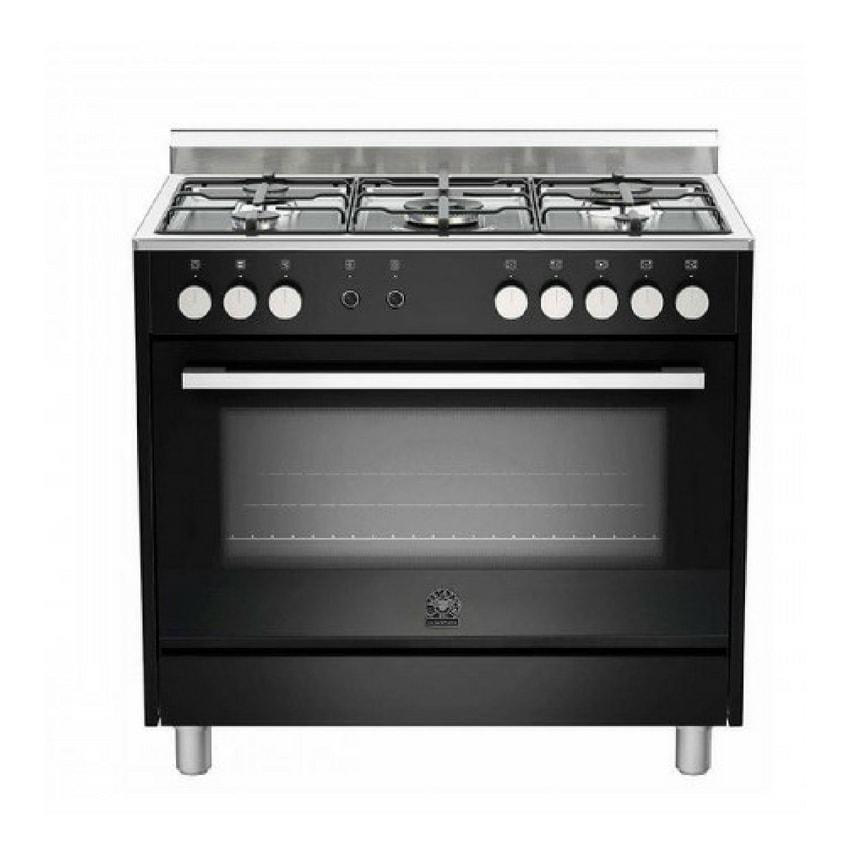 La Germania, Gas Oven, 5 Burners, Black