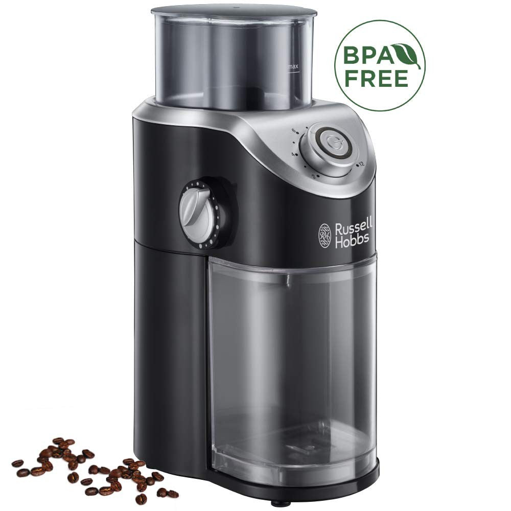 Russell Hobbs, Coffee Grinder Machine, 1000 Watts, Black & Grey