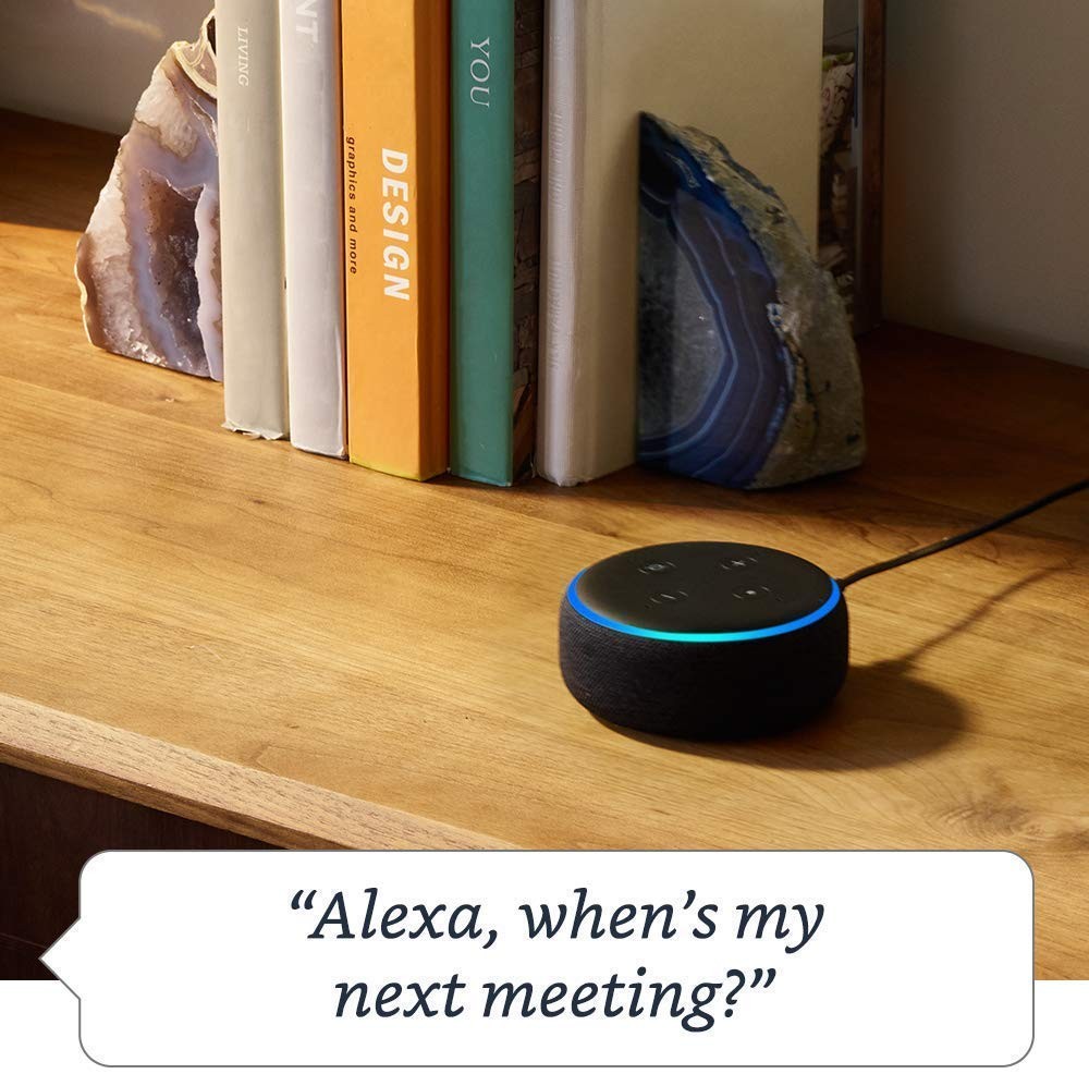 Alexa, Echo Dot (3rd Gen), Smart Speaker With Alexa, Charcoal