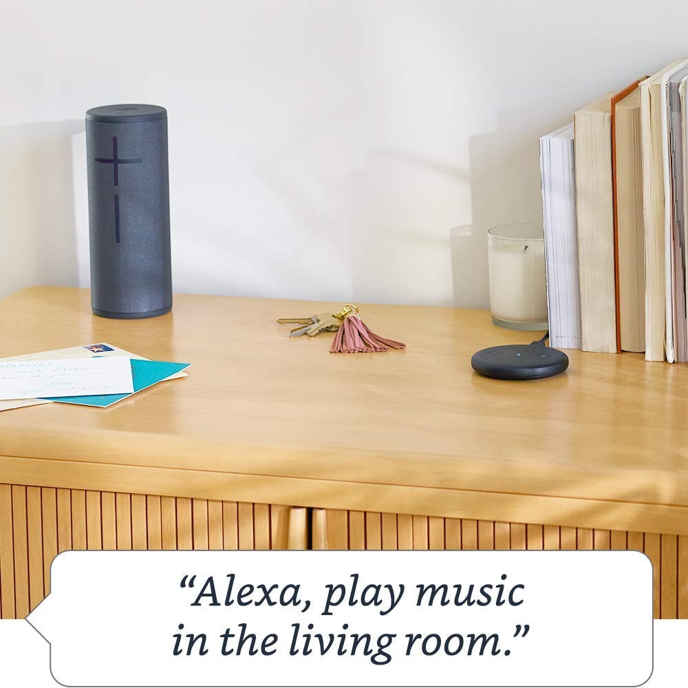 Alexa, Echo Input, Bring Alexa to your own speaker, Black