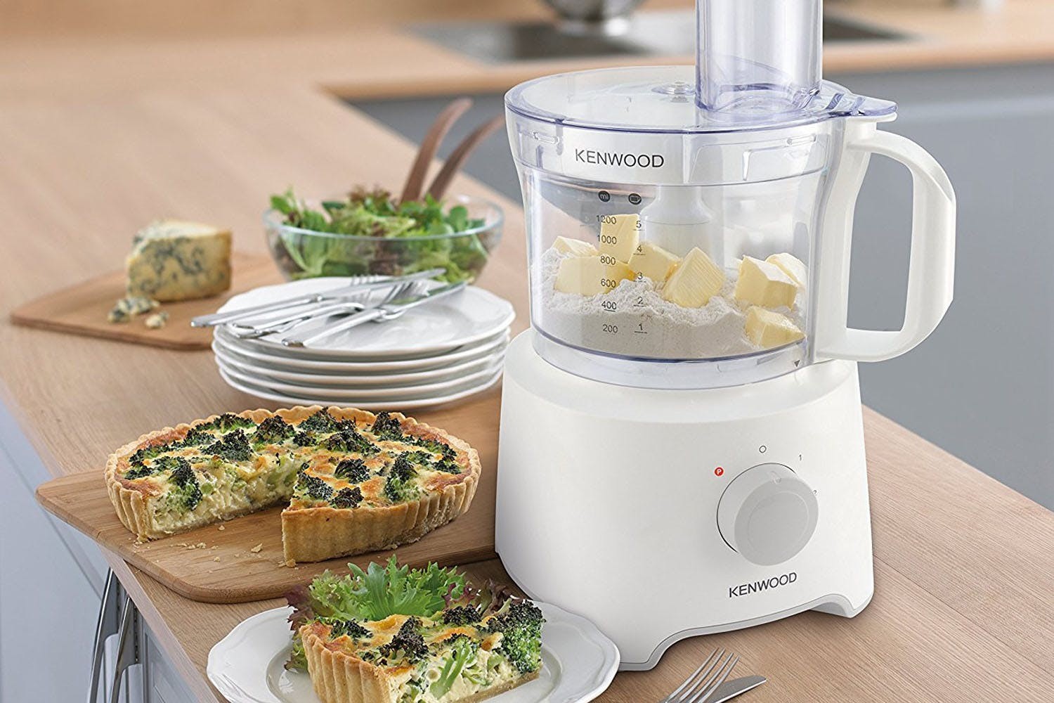 Kenwood, Food Processor, 2.1 L, 800 Watts, White