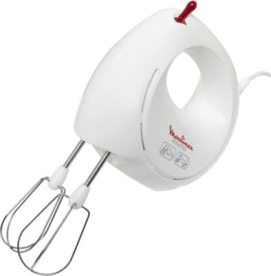 Moulinex, Hand Mixer, 200 watts, White