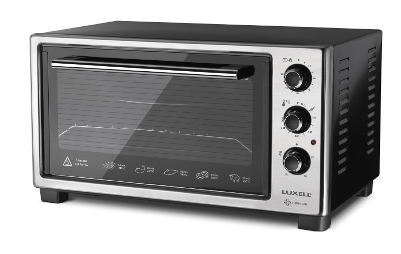 Luxell, Electric Oven, 45 L,Fan, STS