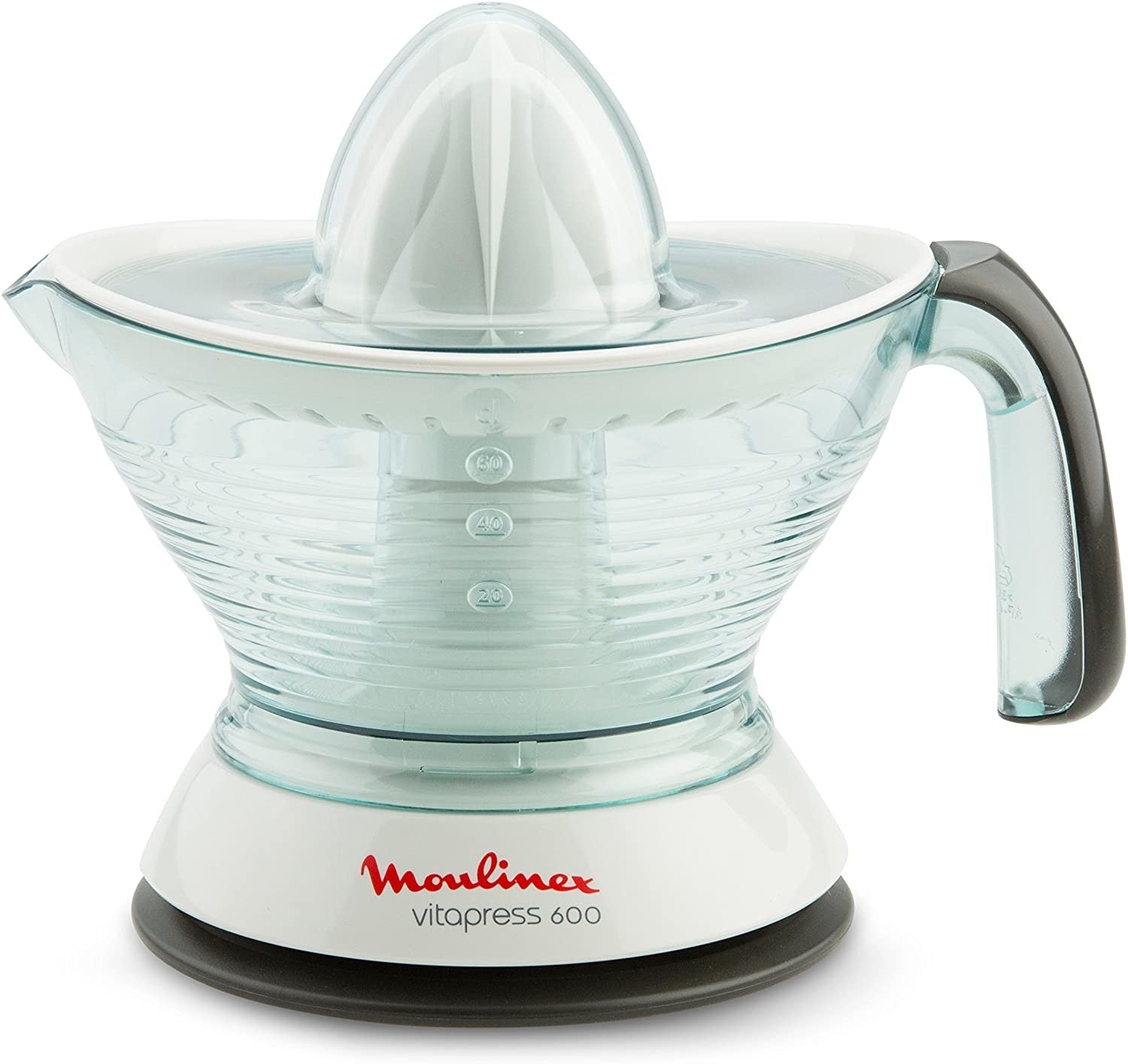 Moulinex, Vitapress Juicer, 0.6 L, White / Dark Grey