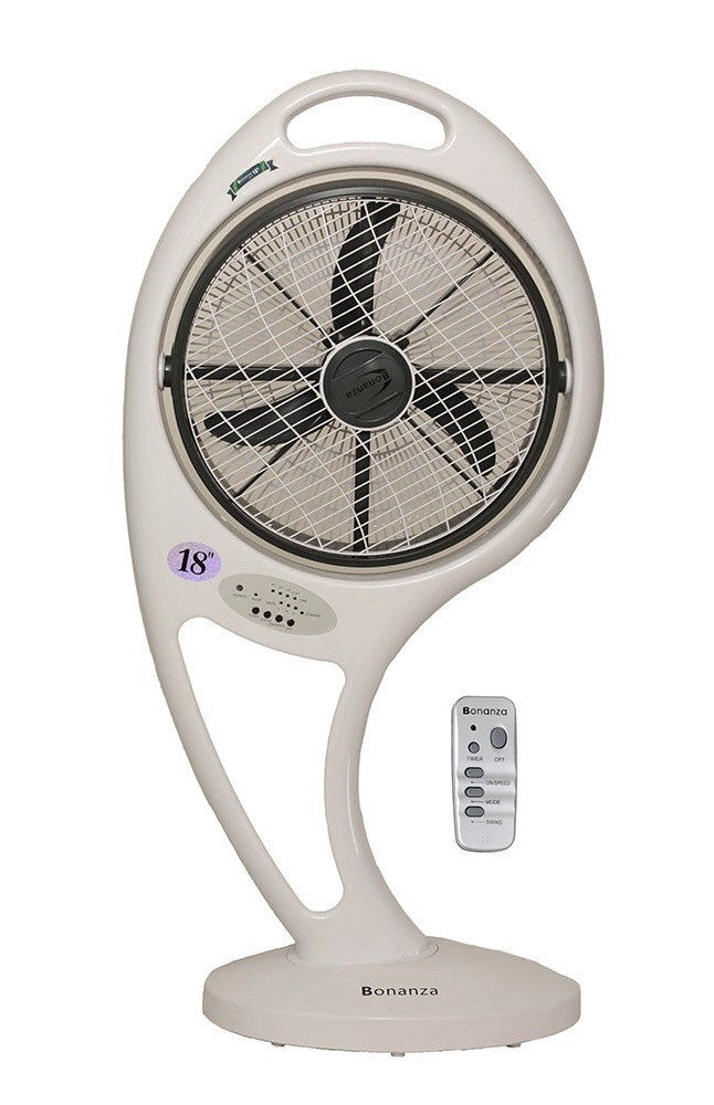 Bonanza, Stand Fan, 18", 1800 Watts, White