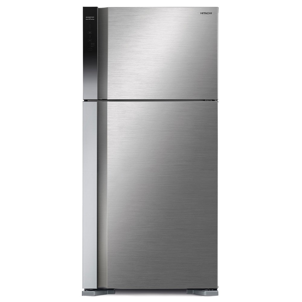 Hitachi, Top Mount Refrigerator, 25 Cubic Feet, Inverter, Silver