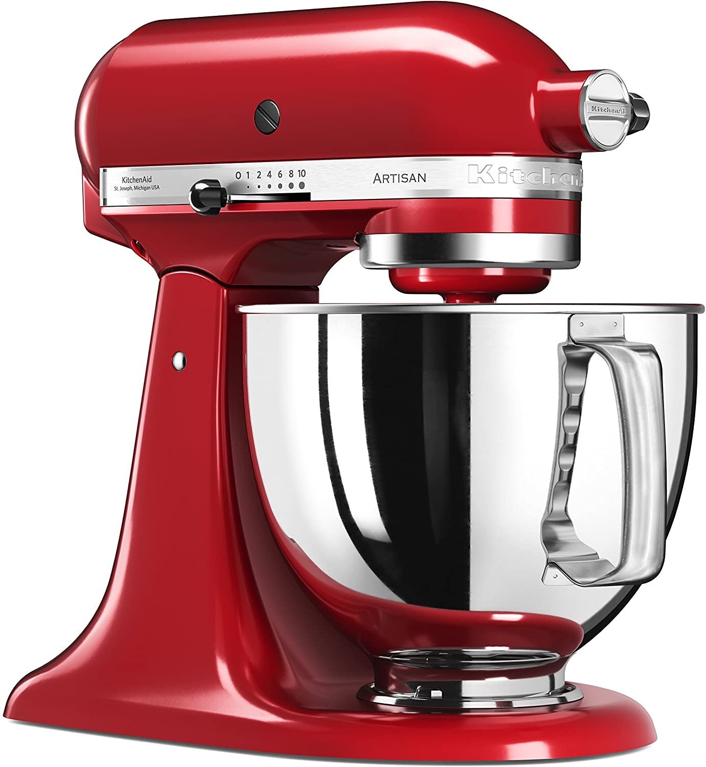Kitchen Aid, Artisan Stand Mixer, 4.8 L, 300 Watts, Red