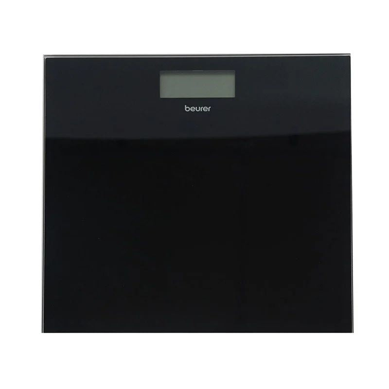 Beurer Glass Bathroom Scale, Black