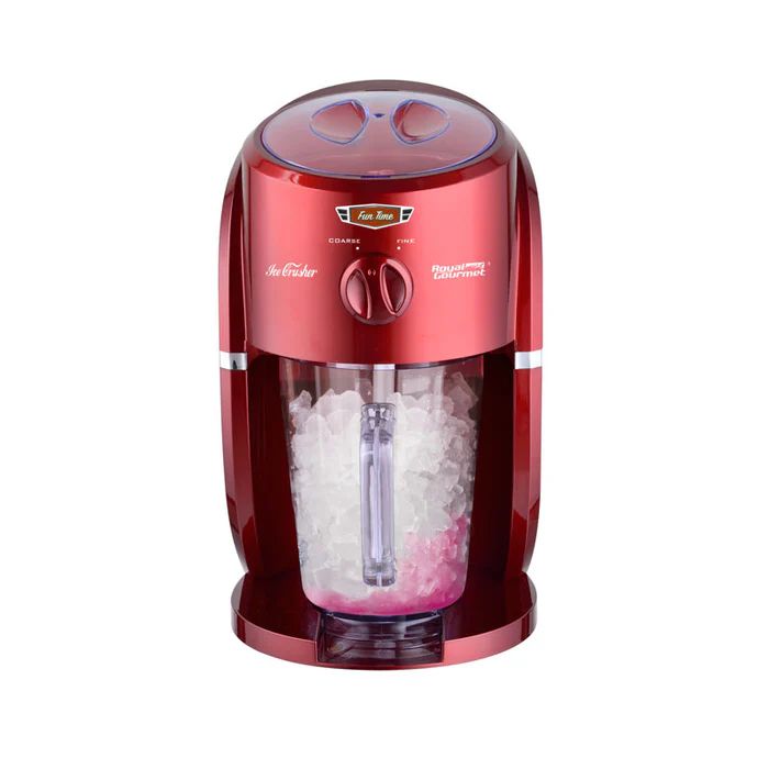 Royal Gourmet Ice Crusher Maker, 25 Watts, Red