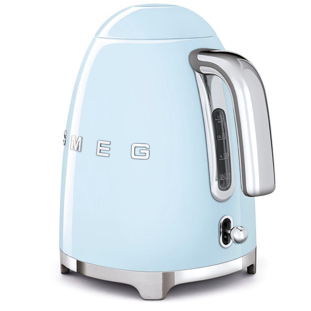 Smeg 50's Style Aesthetic Electric Kettle, Pastel Blue