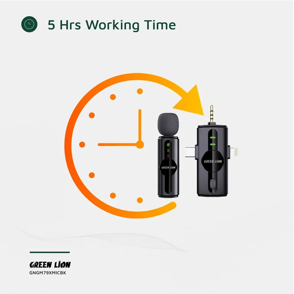 Green Lion 3-in-1 Noise Cancellation Microphone