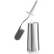 Joseph Joseph, Easy Store Butler Toilet Paper Holder Stand and Flex Toilet Brush with Shelf and Drawer, Stainless Steel