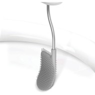 Joseph Joseph, Easy Store Butler Toilet Paper Holder Stand and Flex Toilet Brush with Shelf and Drawer, Stainless Steel