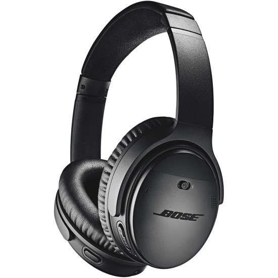 Bose, QuietComfort 35 II Wireless Bluetooth Headphones, Noise-Cancelling, Black / Silver