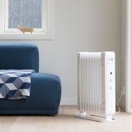 Mill, Heater, 2000 Watts, Silent, Aluminium, White