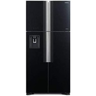 Hitachi, 4 Doors Refrigerator, 26 Cubic Feet, Inverter Double Fan Cooling, Black
