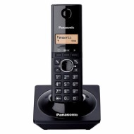 Panasonic, Cordless Telephone, 1.25 Inch Amber Backlit, Black