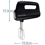 Russell Hobbs, Desire Hand Mixer, Matte Black