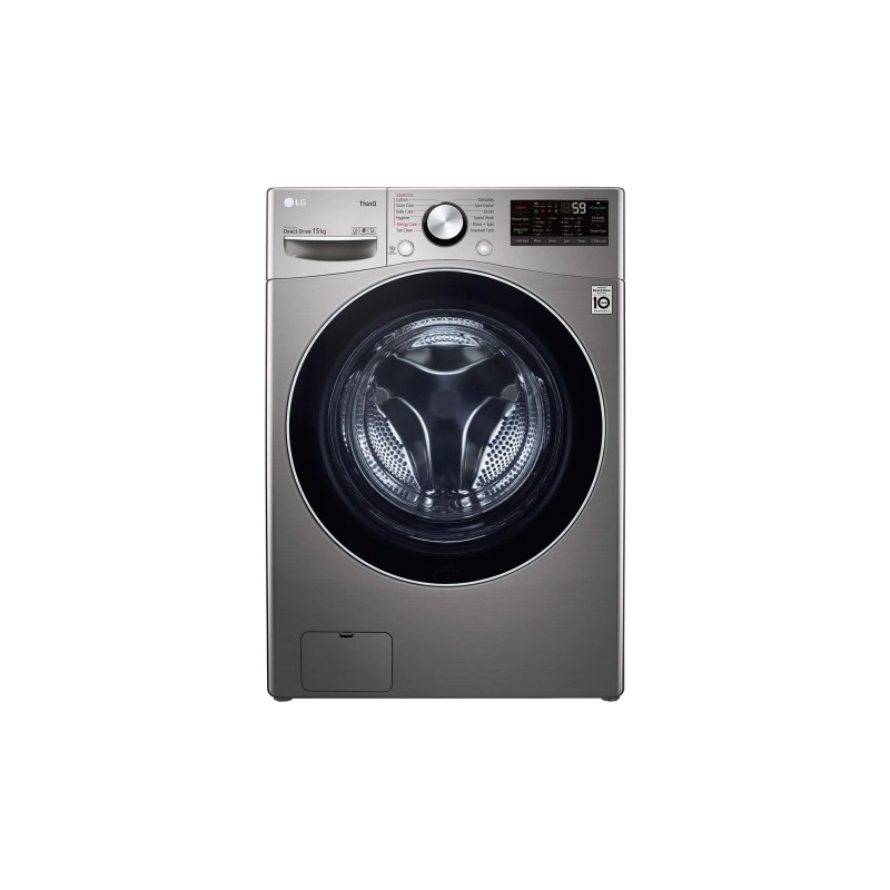 LG 15 KG Front Load Washing Machine, Silver
