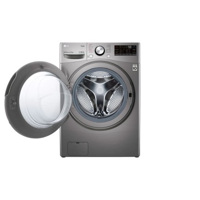 LG 15 KG Front Load Washing Machine, Silver