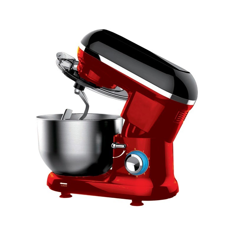 Campomatic Kitchen Machine, 1200 Watts, 6 Speed, Red