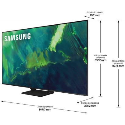 Samsung QLED 65Q70D Inches, 4K 4 HDMI 120HZ